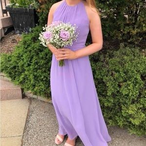 Lavender bridesmaid dress